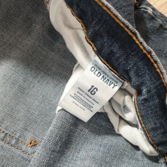 Old Navy Diva Womens Jeans Size 16 Boot Cut Stretch Denim Blue Casual Casual - Picture 7 of 12